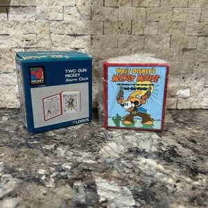 Lorus‎ Disney Mickey Mouse Two Gun Mickey Alarm Clock